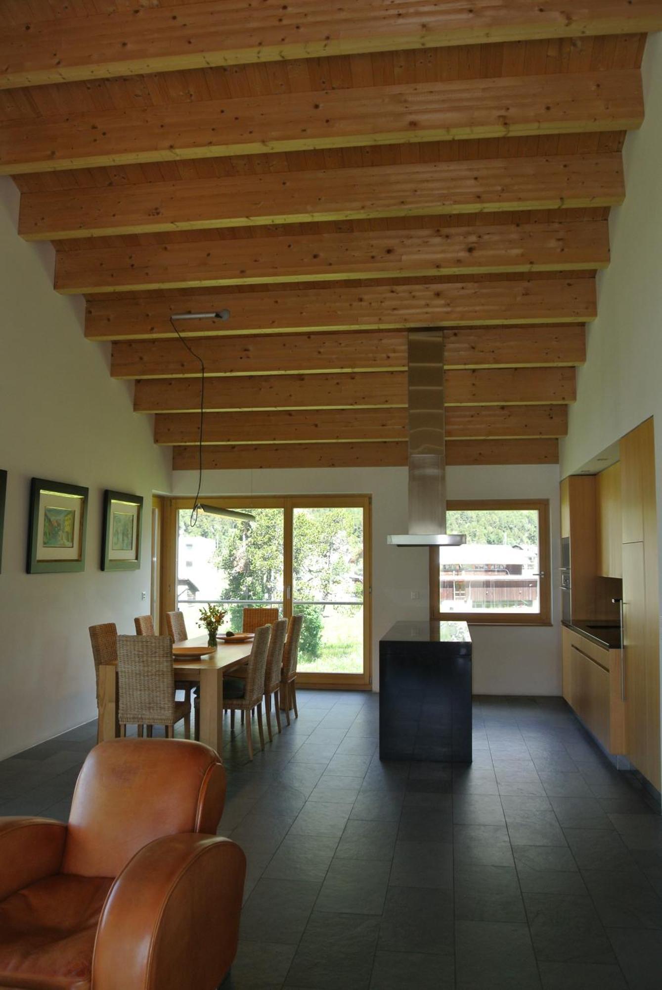 Chesa La Montanella - Ferienwohnung, Maloja Exterior foto